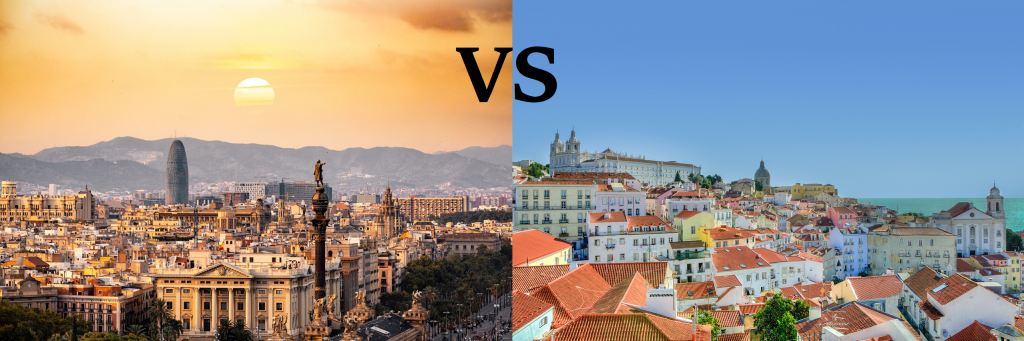 barcelona vs lisbon travel